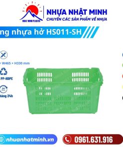 Sóng nhựa hở HS011-SH không có quai sóng