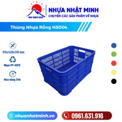 Thùng Nhựa Rỗng HS004