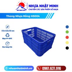 Thùng Nhựa Rỗng HS004