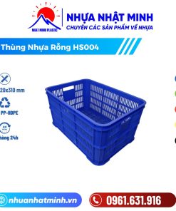 Thùng nhựa rỗng HS004