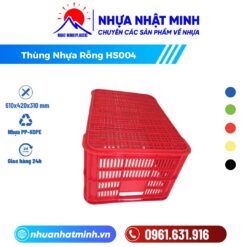 Thùng Nhựa Rỗng HS004