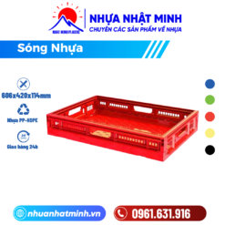 Sóng nhựa xếp 1T0