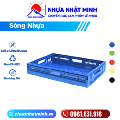 Sóng nhựa xếp 1T0