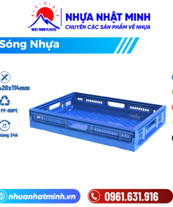 Sóng nhựa xếp 1T0