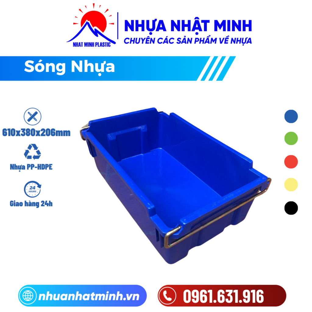 Thùng nhựa A2 ảnh chi tiết