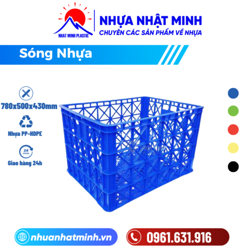 thùng nhựa rỗng có 5 bánh xe