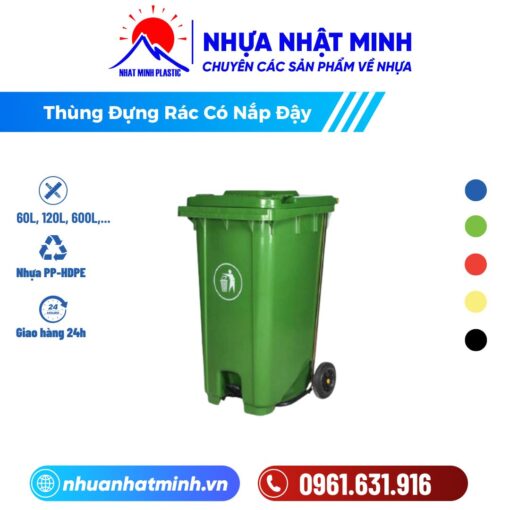 Thùng Đựng Rác Có Nắp Đậy