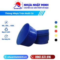 Thùng Nhựa Tròn Nuôi Cá