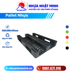 pallet nhựa 1200x800x155mm
