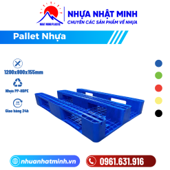 pallet nhựa 1200x800x155mm