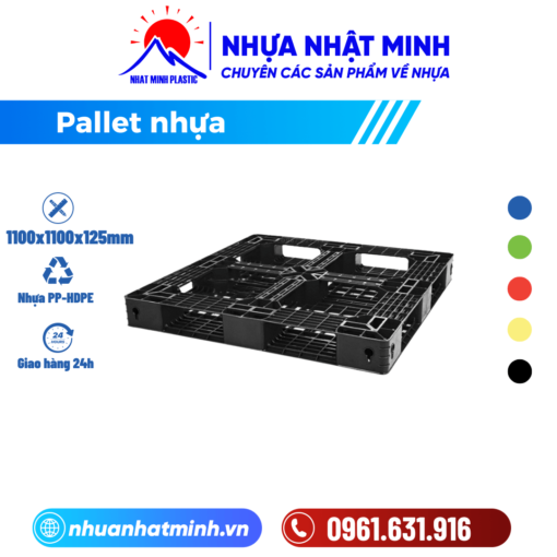 pallet nhựa 1100x1100x125mm