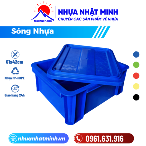 Nắp thùng nhựa B7