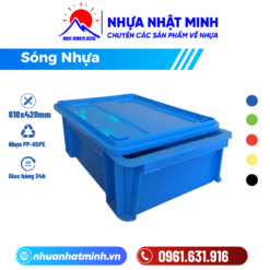 Nắp thùng nhựa T8