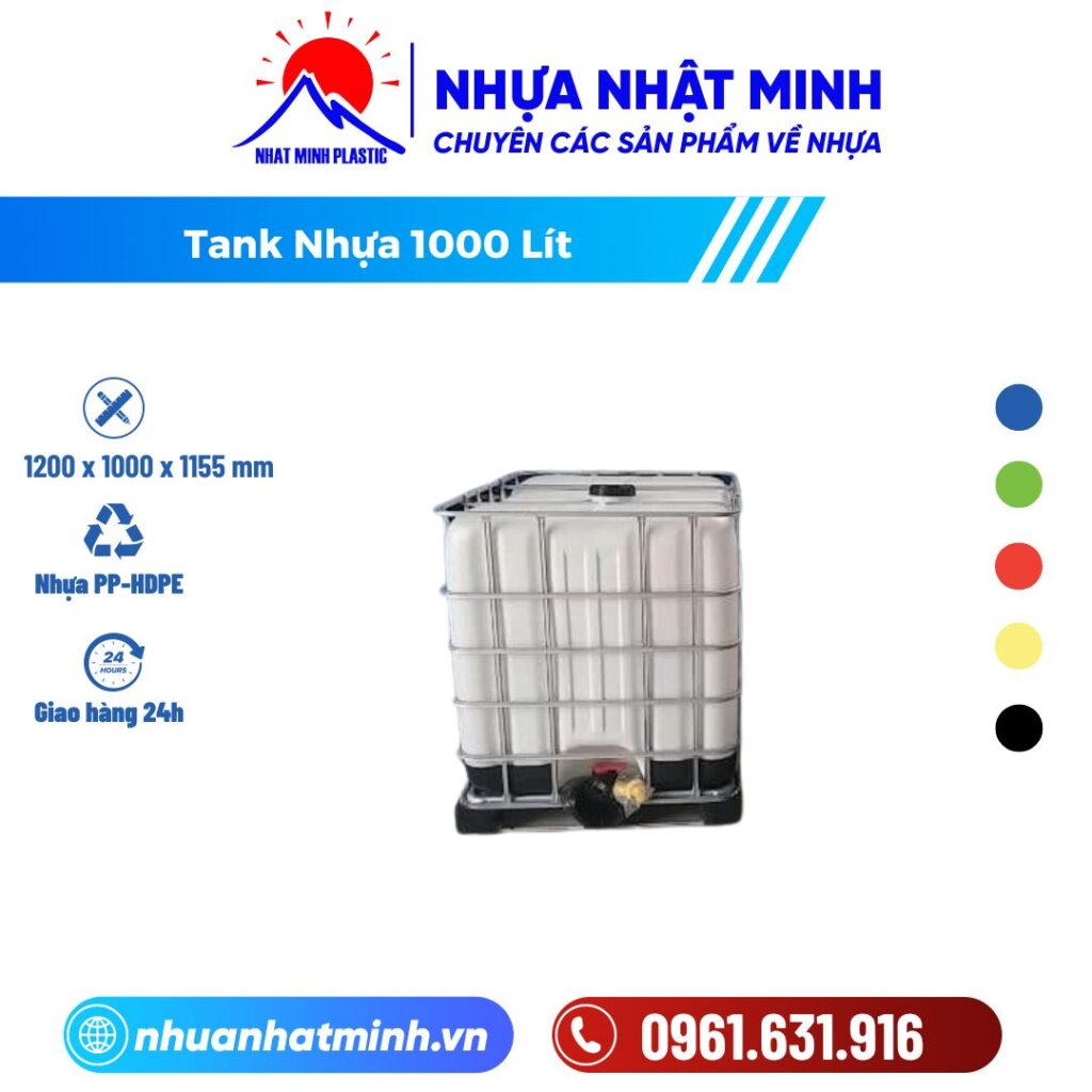 Tank Nhựa 1000 Lít ảnh chi tiết