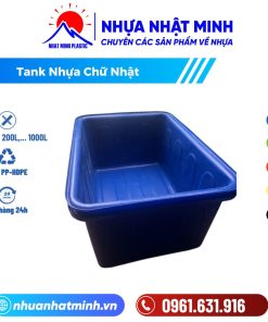 Tank Nhựa Chữ Nhật