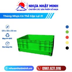 Thùng Nhựa Có Thể Gập Lại 21