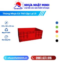 Thùng Nhựa Có Thể Gập Lại 21