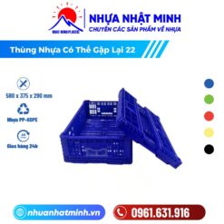 Thùng Nhựa Có Thể Gập Lại 22