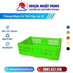 Thùng Nhựa Có Thể Gập Lại 22