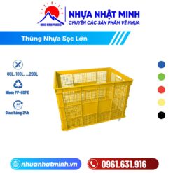 Thùng Nhựa Sọc Lớn