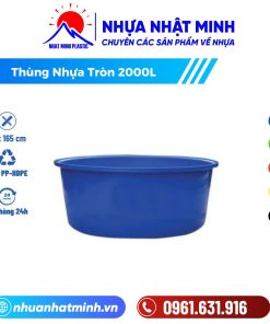 Thùng Nhựa Tròn 2000L