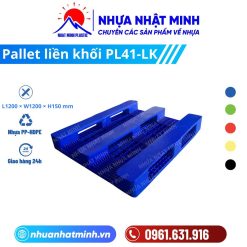 Pallet Nhựa Liền Khối PL41-LK