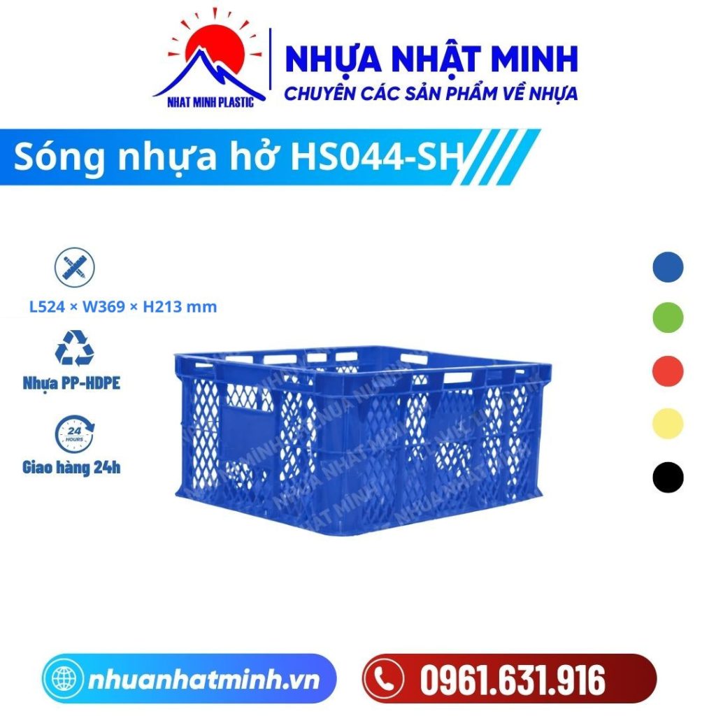 Sóng nhựa hở HS044-SH ảnh chi tiết