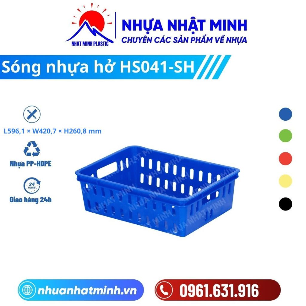 Sóng nhựa hở HS041-SH ảnh chi tiết