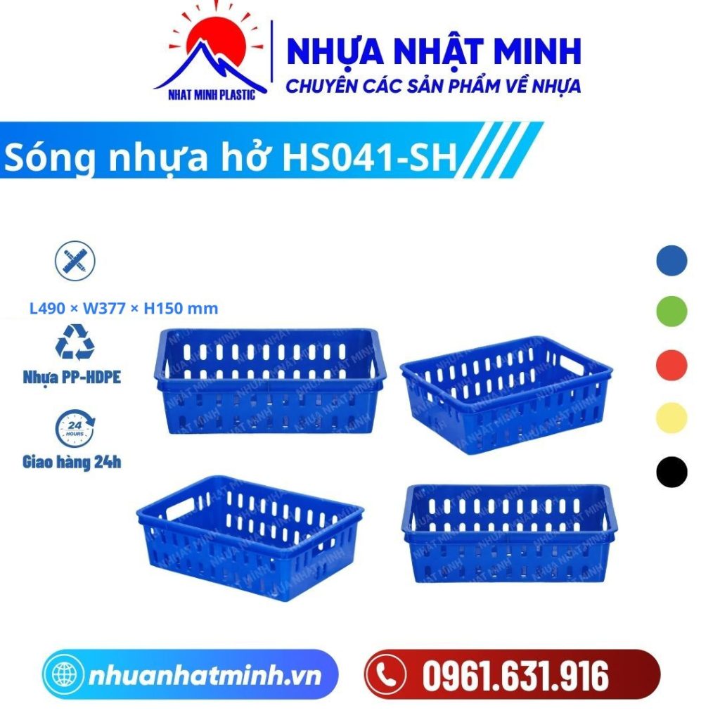 Sóng nhựa hở HS041-SH ảnh chi tiết