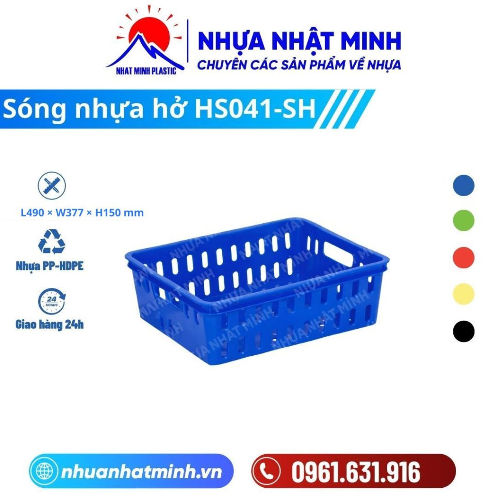 Sóng nhựa hở HS041-SH ảnh chi tiết