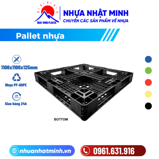 Pallet nhựa liền khối 15