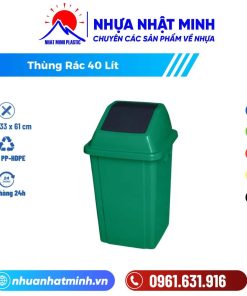 Thùng Rác 40 Lít