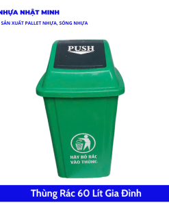 Thùng Rác 60 Lít Gia Đình