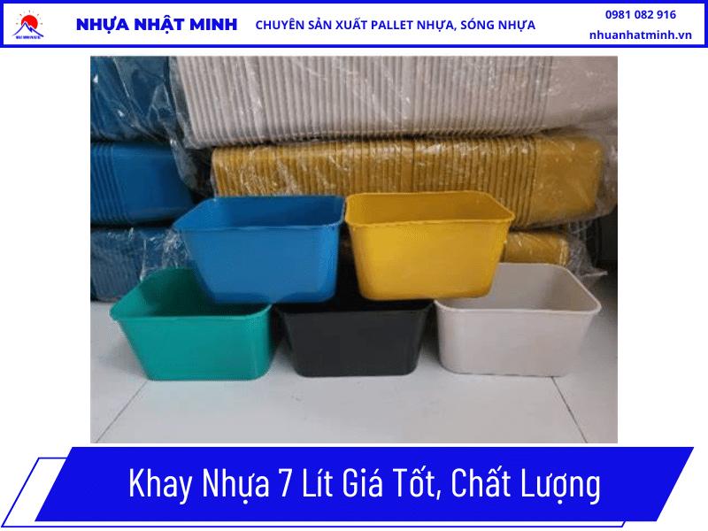 Khay Nhựa 7 Lít Giá Tốt, Chất Lượng