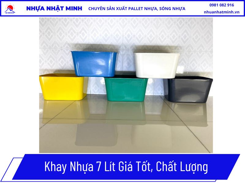 Khay Nhựa 7 Lít Giá Tốt, Chất Lượng 2 Khay Nhựa 7 Lít Giá Tốt, Chất Lượng