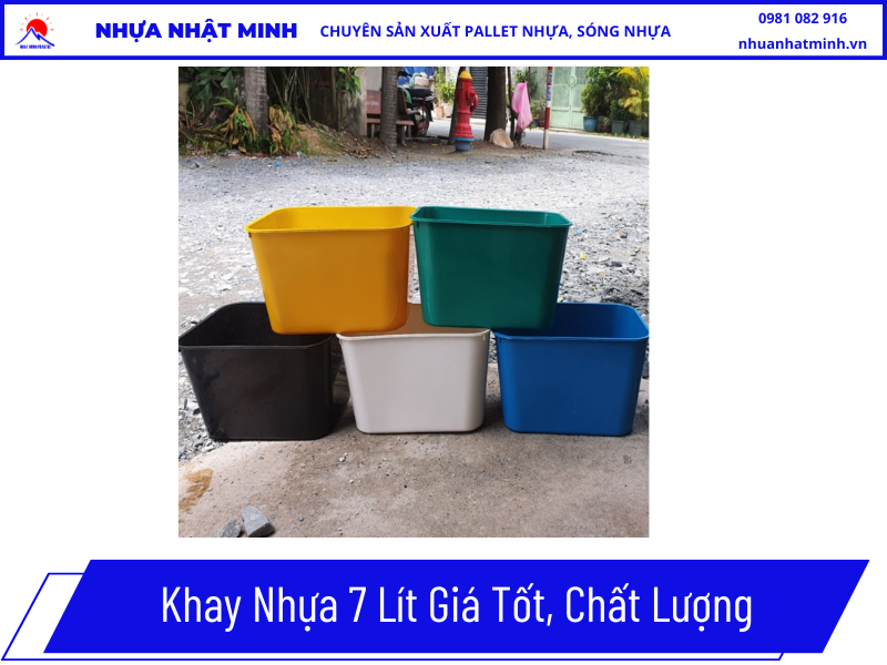 Khay Nhựa 7 Lít Giá Tốt, Chất Lượng 3 Khay Nhựa 7 Lít Giá Tốt, Chất Lượng