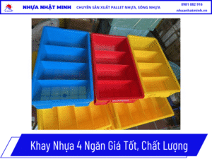 Khay Nhựa 4 Ngăn Giá Tốt, Chất Lượng