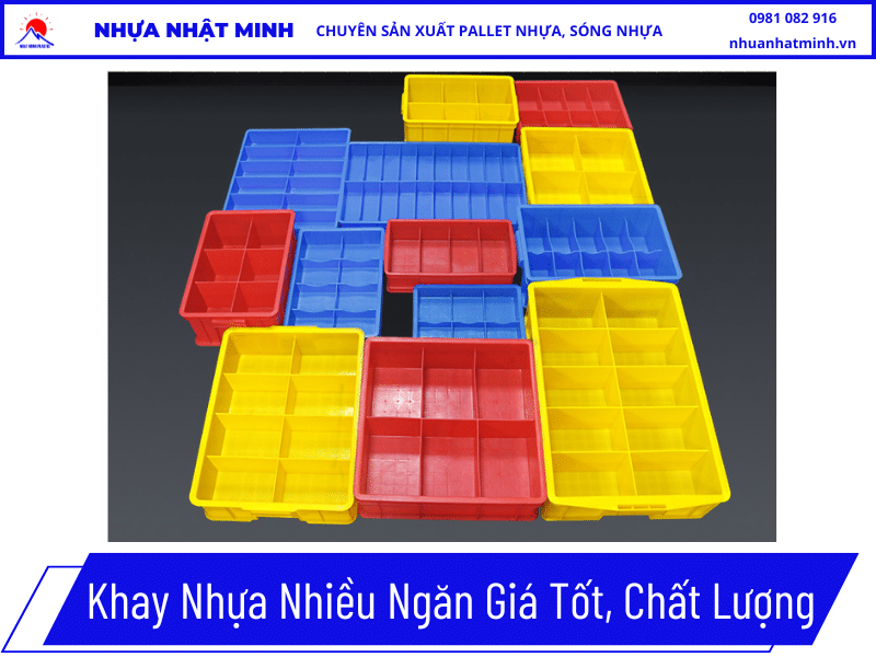 Khay Nhựa Nhiều Ngăn Giá Tốt, Chất Lượng 2 Khay Nhựa Nhiều Ngăn Giá Tốt, Chất Lượng