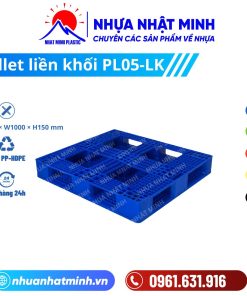 Pallet nhựa liền khối PL05-LK