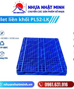 Pallet nhựa liền khối PL52-LK