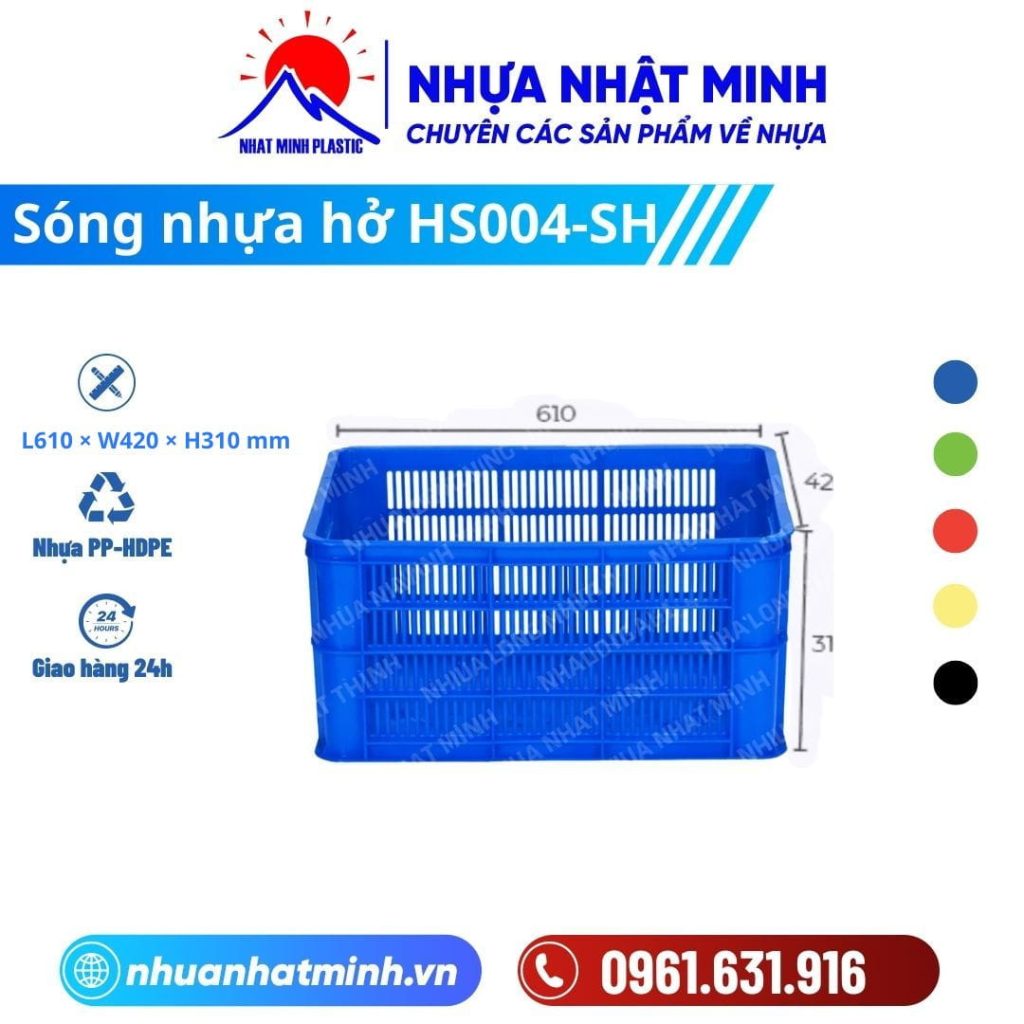 Sóng nhựa hở HS004-SH ảnh chính